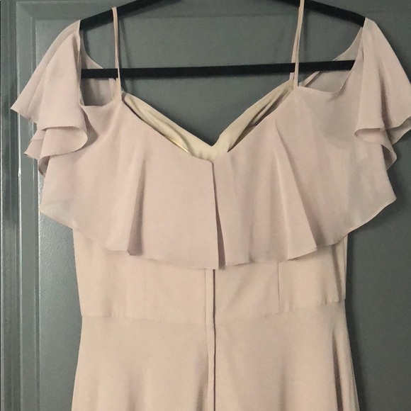 Mori Lee Nude/Neutral Bridesmaid Dress - Picture 7 of 8